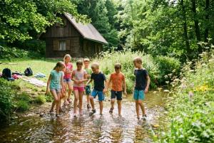 Děti na škole v přírodě